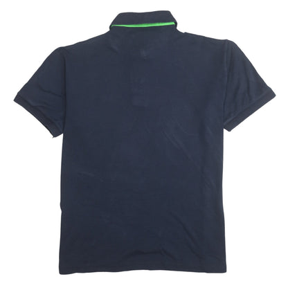 Hugo Boss Mens Blue 2XL Cotton Short Sleeve Polo Shirt