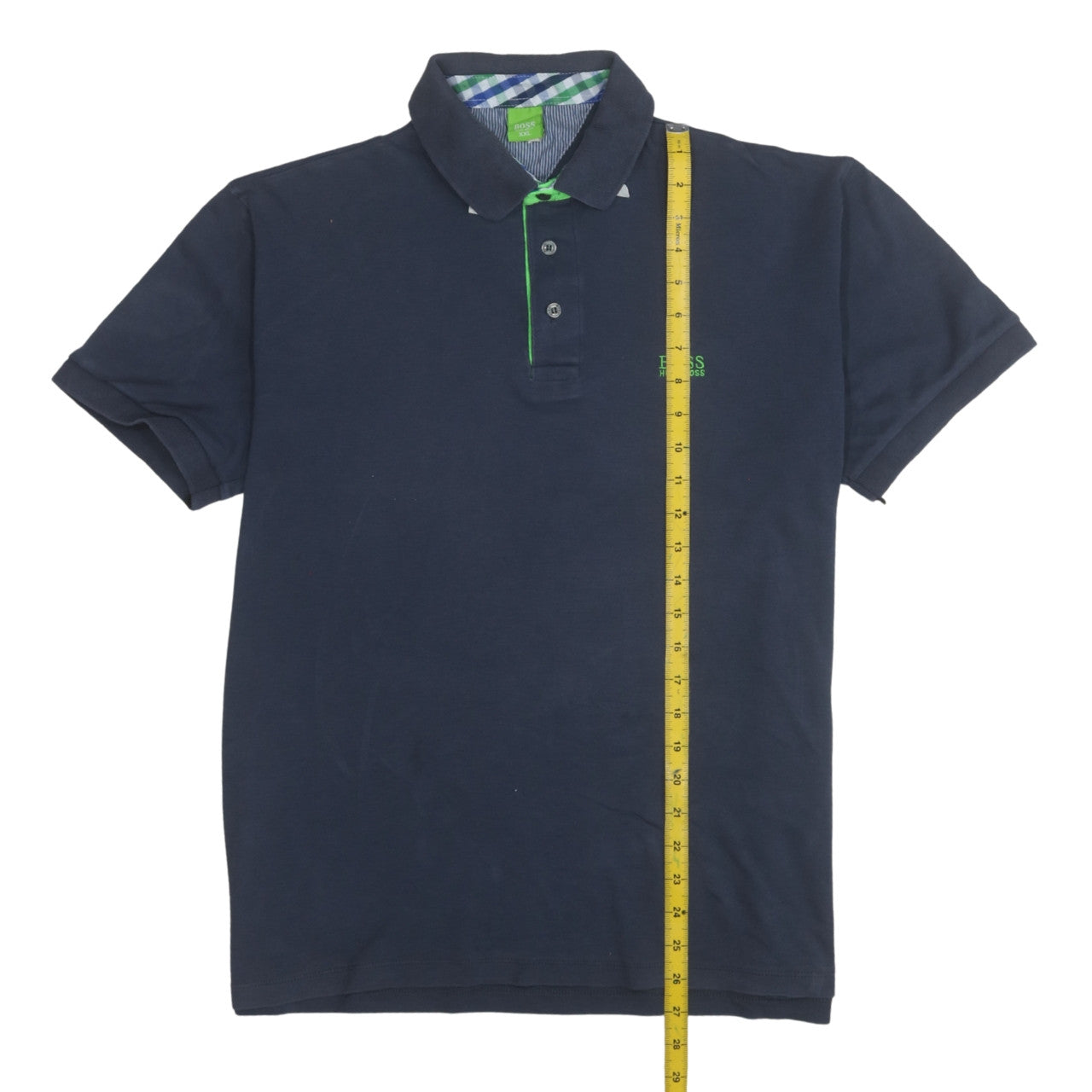 Hugo Boss Mens Blue 2XL Cotton Short Sleeve Polo Shirt