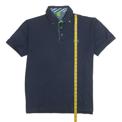 Hugo Boss Mens Blue 2XL Cotton Short Sleeve Polo Shirt