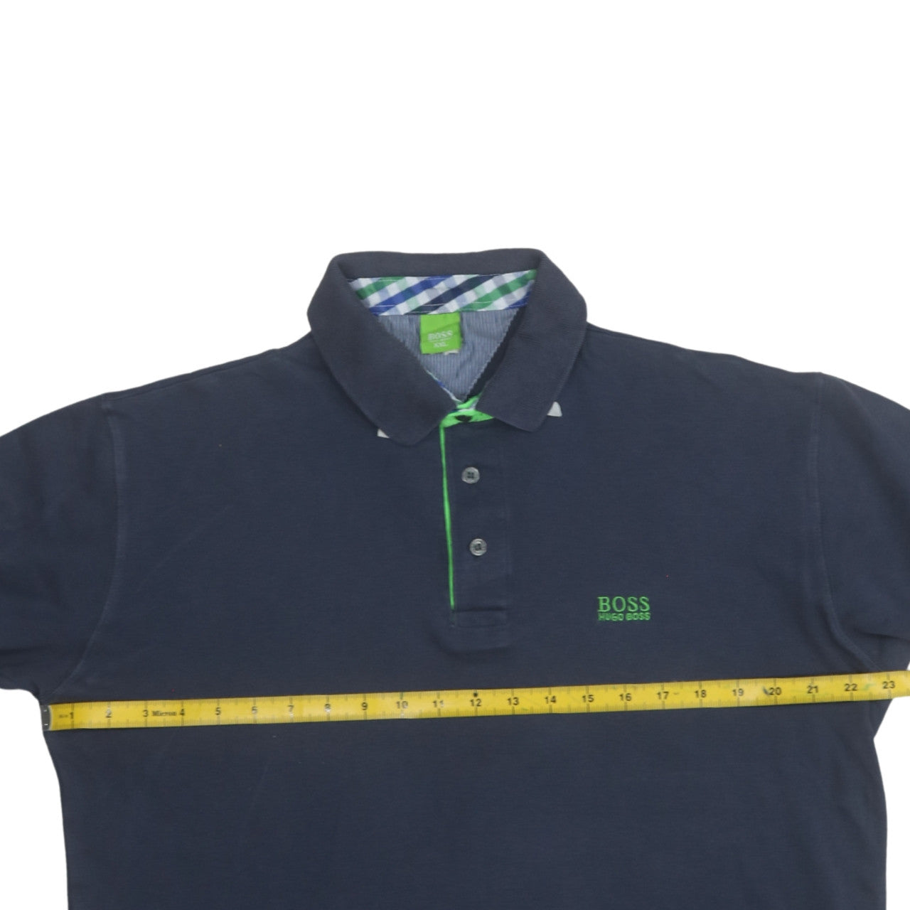 Hugo Boss Mens Blue 2XL Cotton Short Sleeve Polo Shirt