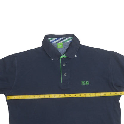 Hugo Boss Mens Blue 2XL Cotton Short Sleeve Polo Shirt