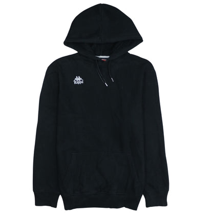 Kappa Men's Black Small Pullover Hoodie Fleece Sweatshirt