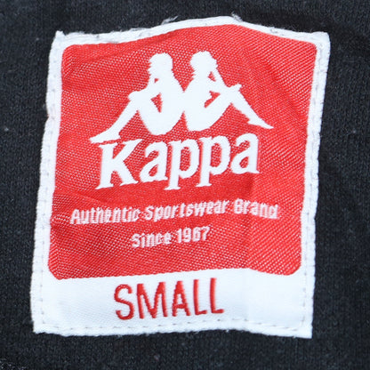Kappa Men's Black Small Pullover Hoodie Fleece Sweatshirt
