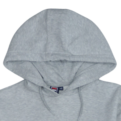 FILA Men's Grey XS Pullover Hoodie Graphic Logo Sweatshirt
