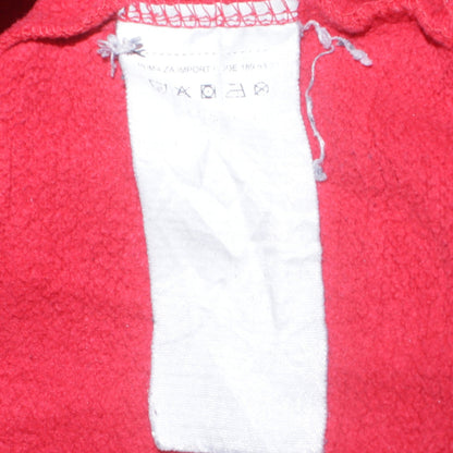 Puma Men's Red Pullover Hoodie M Logo Graphic Sportswear