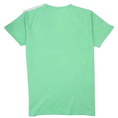 adidas Men's Green Retro Sports Short Sleeve Cotton T-Shirt Size M