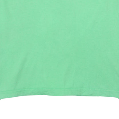 adidas Men's Green Retro Sports Short Sleeve Cotton T-Shirt Size M
