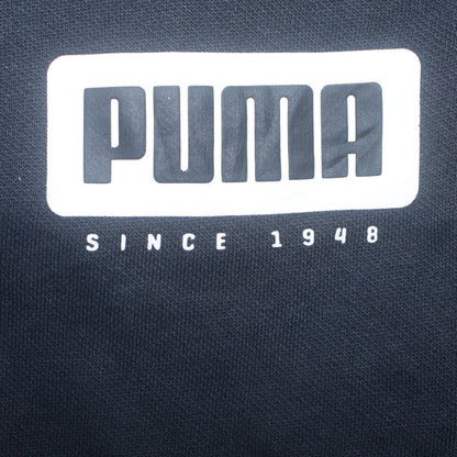 Puma Mens Black Fleece Jogger Sweatpants Size M Elastic Waist Tapered