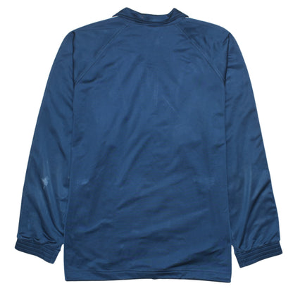 Lotto Mens Blue Full Zip Sports Sweatshirt XL Retro Track Top
