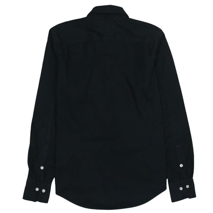 Tommy Hilfiger Men Black Long Sleeve Regular Fit Button-Up Shirt M