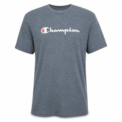 Champion Men's Grey Crew Neck Logo T-Shirt Size 2XL