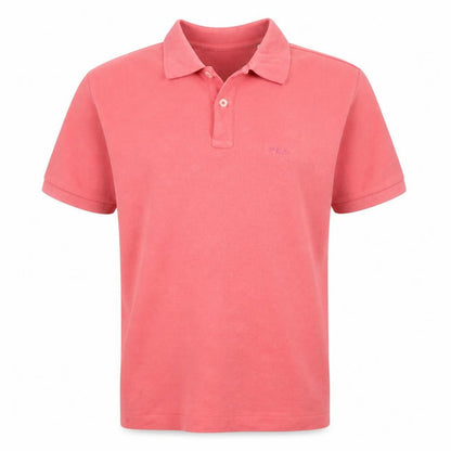 Front view of Fila Pink Cotton Short Sleeve Polo Shirt Teens, size 152