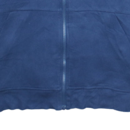 Adidas Mens Blue Full Zip Hoodie FC Bayern München Size M