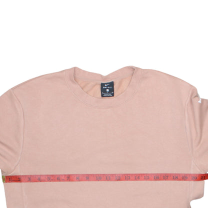 Nike Women’s Pink Dri-FIT Pullover Sweatshirt Size S Crew Neck