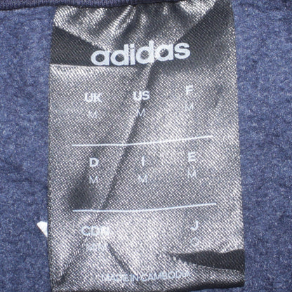 Adidas Men's Blue Logo Crew Neck Pullover Sweatshirt Size M
