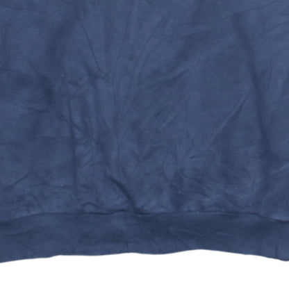 Adidas Men's Blue Logo Crew Neck Pullover Sweatshirt Size M