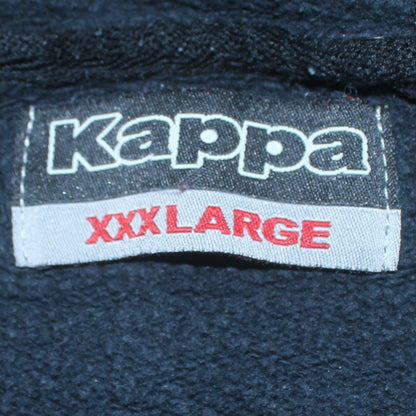 Kappa Men’s Blue Full Zip Hoodie 3XL Cotton Blend Sportswear