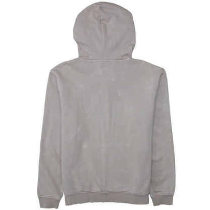 Adidas Men's Beige Pullover Hoodie M Fleece Logo Sweatshirt
