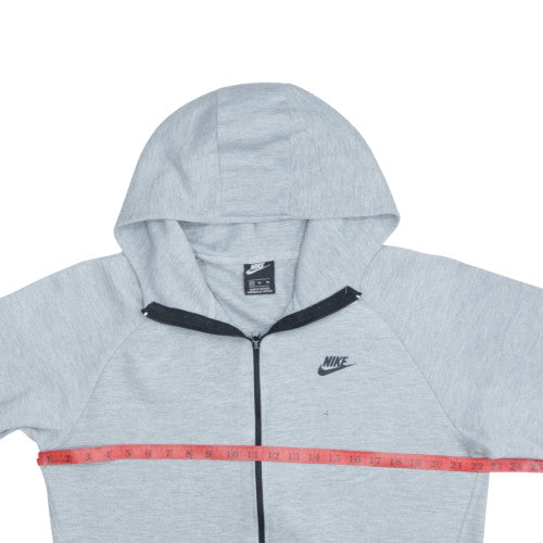Nike Mens Grey Full Zip Hoodie XL Lightweight Sportswear
