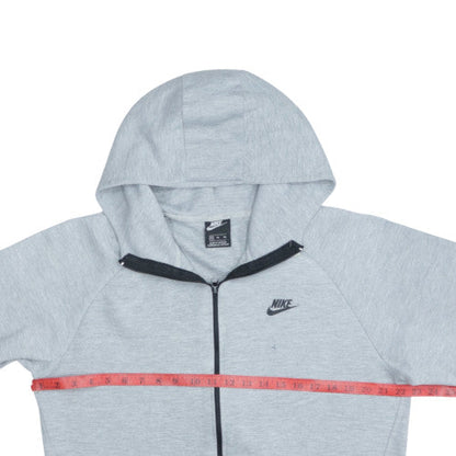 Nike Mens Grey Full Zip Hoodie XL Lightweight Sportswear