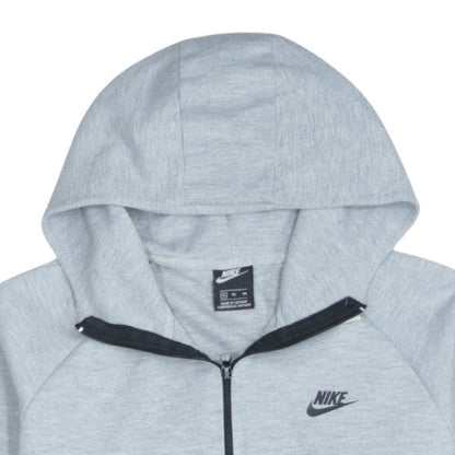 Nike Mens Grey Full Zip Hoodie XL Lightweight Sportswear