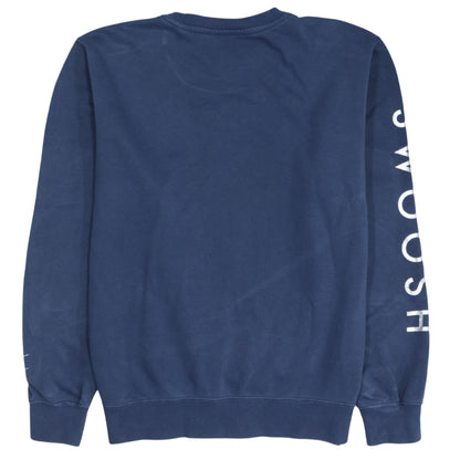 Nike Men's Blue Small Pullover Crew Neck Sports Sweatshirt