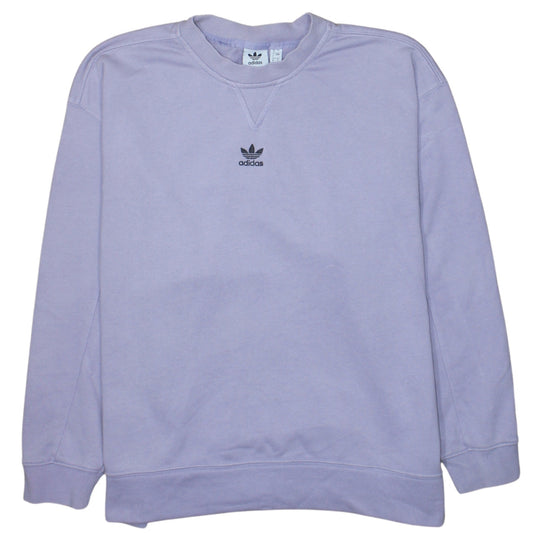 Womens UK Size 8 adidas Purple Pullover Sweatshirt