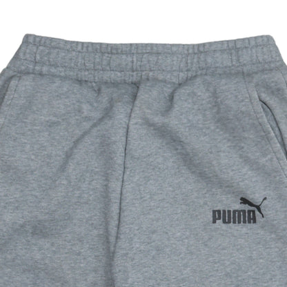 Puma Men’s Grey Jogger Sweatpants M Regular Fit Cotton Blend