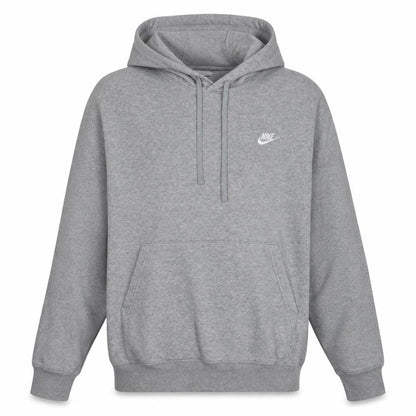 Nike Men's Grey XL Pullover Hoodie with Logo and Pockets