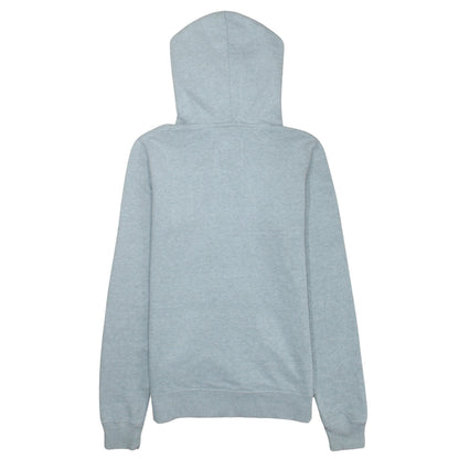 Hollister Unisex Grey XS Pullover Hoodie with Logo Print
