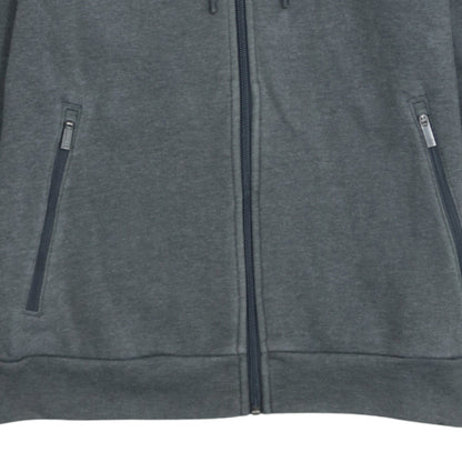 Fila Men’s Grey Full Zip Hoodie Size S Regular Fit Hooded Sweatshirt