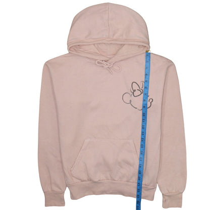 Disney Primark Womens Pink XS Pullover Hoodie with Minnie Outline