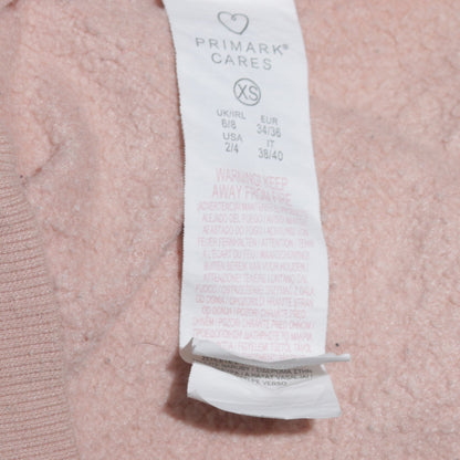 Disney Primark Womens Pink XS Pullover Hoodie with Minnie Outline