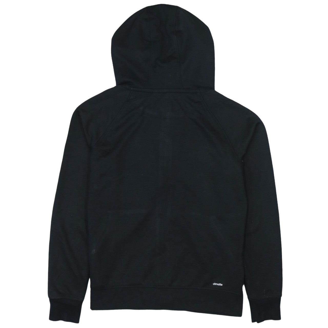 Adidas Womens Black Full Zip Climalite Hoodie Size S 8-10
