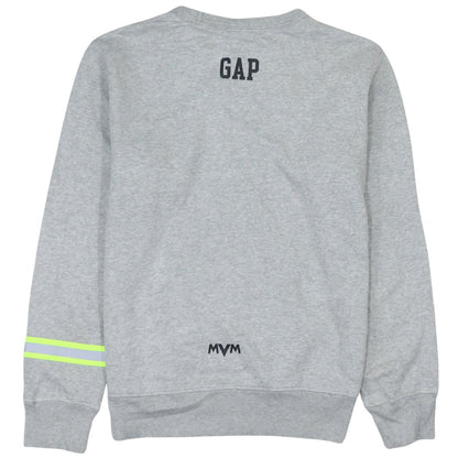 GAP Men's Grey Graphic Print Pullover Sweatshirt XS