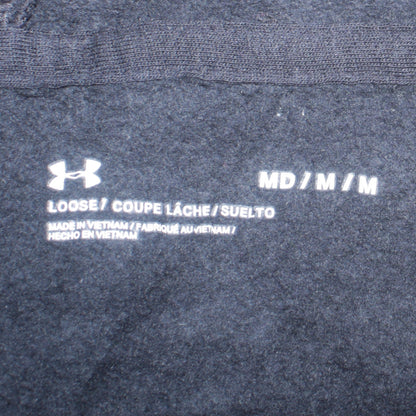 Under Armour Men’s Blue Full Zip Hoodie M Relaxed Fit Fleece