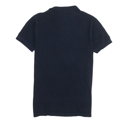 Tommy Hilfiger Men’s Blue Slim Fit Cotton Polo Shirt L