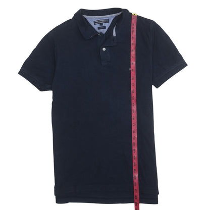 Tommy Hilfiger Men’s Blue Slim Fit Cotton Polo Shirt L