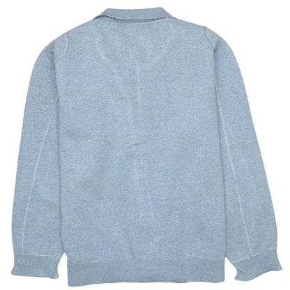 FILA Men’s Grey Full Zip Mock Neck Sweatshirt Size L