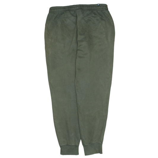 Puma Men's Green Jogger Sweatpants L Fleece Activewear Trousers