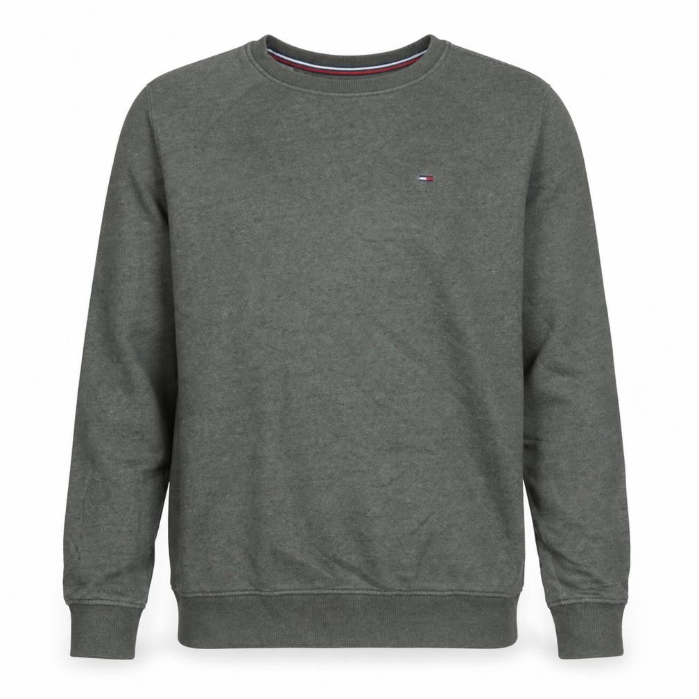 Tommy Hilfiger Denim Men's Grey Small Crew Neck Sweatshirt