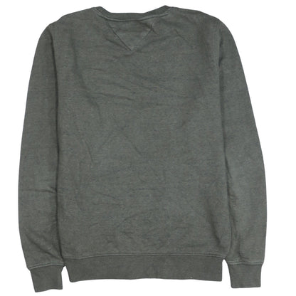 Tommy Hilfiger Denim Men's Grey Small Crew Neck Sweatshirt