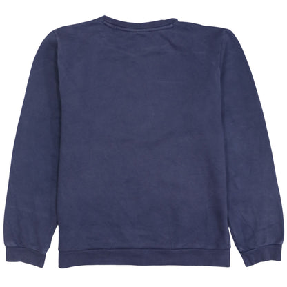 Puma Boys Navy Blue Logo Sweatshirt 15-16 Years Cotton Crew Neck