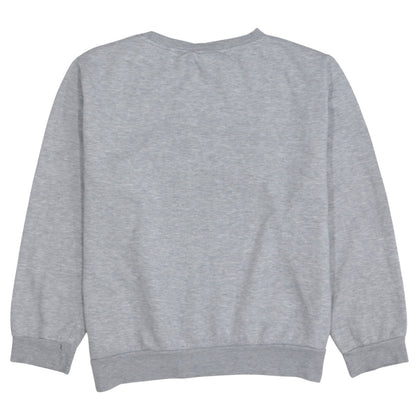 Disney Women’s Grey Stitch Sweatshirt L Character Print Pullover