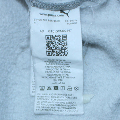 Puma Men's Grey Crew Neck Pullover Sweatshirt Size M