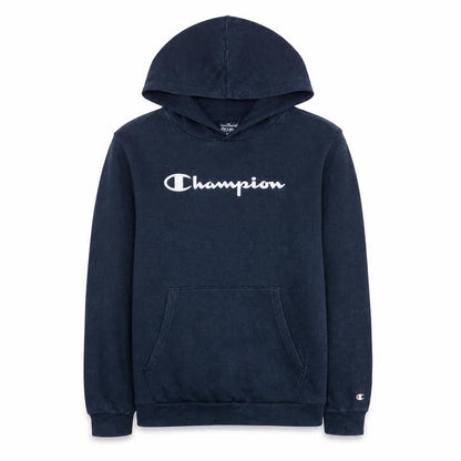 Champion Boys Navy Blue Pullover Hoodie Size 15-16 Years 2XL Graphic Logo