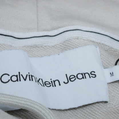 Calvin Klein Jeans Men's Beige Pullover Hoodie Size M