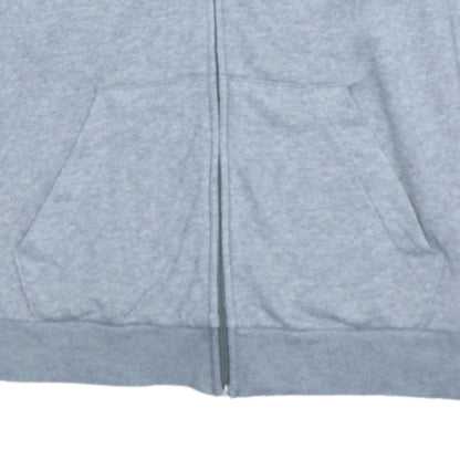 Adidas Womens Grey Full Zip Hoodie XL 20-22 Hooded Sweatshirt