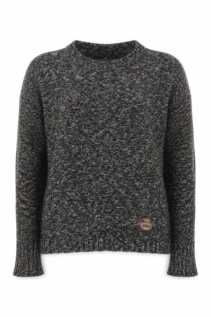 Superdry Womens Grey XS Crew Neck Knit Pullover Jumper