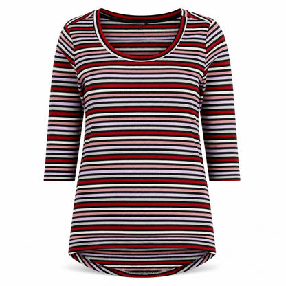 New Look Women’s Multicoloured Striped Pullover Jumper UK 12